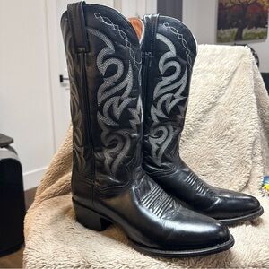 Dan Post Black and Gray Western Boots